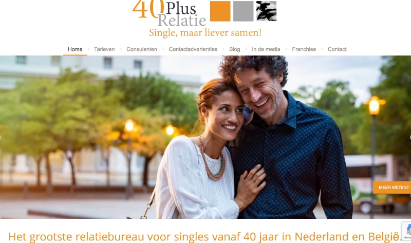 website van 40plusrelatie